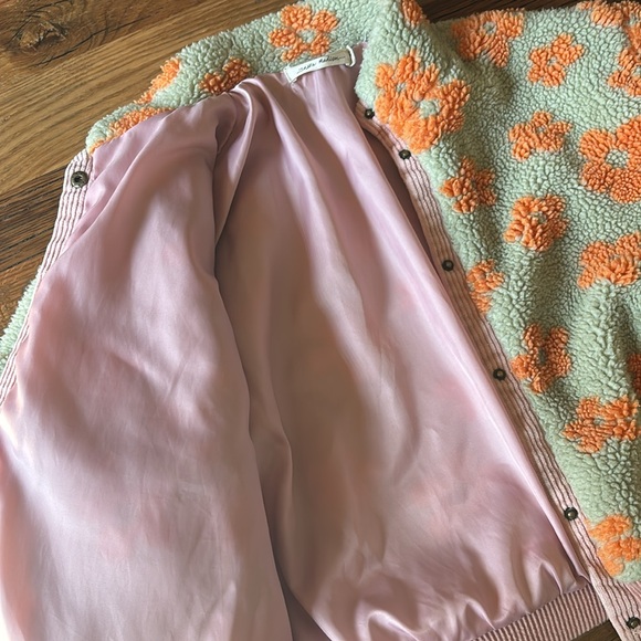 Nora Madison Girls flower Fleece Jacket 6-7 Y - Picture 8 of 11